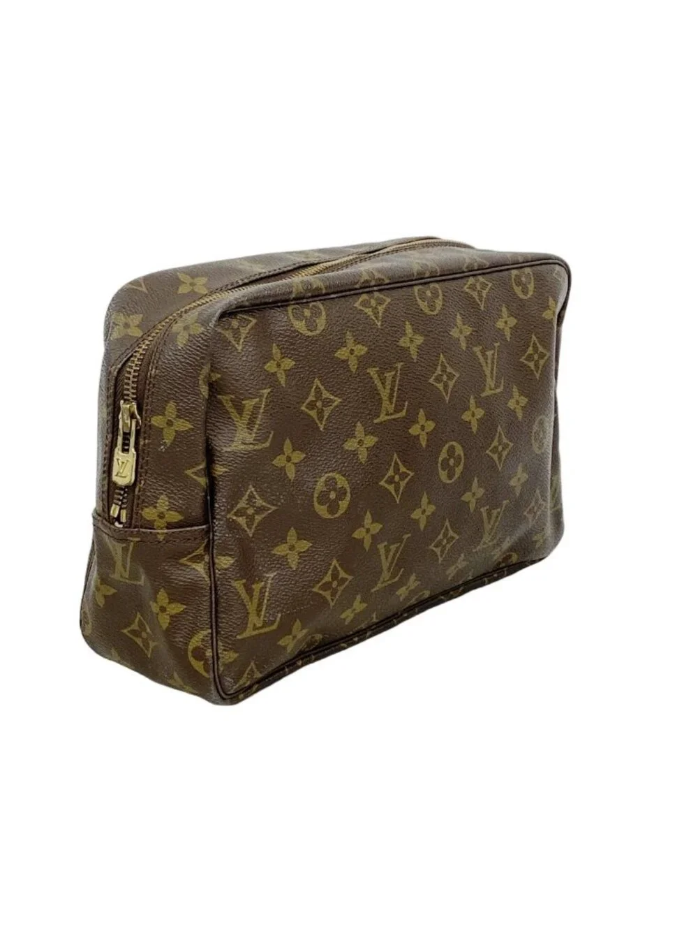 Louis Vuitton Pouch Monogram Trousse Toilet 28 Brown - Picture 2 of 8